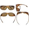 imageEyekepper Polarized Bifocal Sunglasses to Wear Over Glasses Polycarbonate Polarised Lens Fitover Sunshine ReadersS029pgsgtortoise