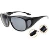 imageEyekepper Polarized Bifocal Sunglasses to Wear Over Glasses Polycarbonate Polarised Lens Fitover Sunshine ReadersS030pgsgblack