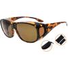 imageEyekepper Polarized Bifocal Sunglasses to Wear Over Glasses Polycarbonate Polarised Lens Fitover Sunshine ReadersS030pgsgtortoise