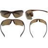 imageEyekepper Polycarbonate HalfRimless Polarized Sport Sunglasses TR90 UnbreakableBrownBrown Lens
