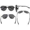 imageEyekepper Polycarbonate Polarized Bifocal Sunglasses Bifocal Sunshine Readers Outdoor Polarised Reading Glasses Brown 150Pgsg803black