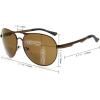 imageEyekepper Polycarbonate Polarized Bifocal Sunglasses Bifocal Sunshine Readers Outdoor Polarised Reading Glasses Brown 150Pgsg803black
