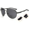 imageEyekepper Polycarbonate Polarized Bifocal Sunglasses Bifocal Sunshine Readers Outdoor Polarised Reading Glasses Brown 150Pgsg803gunmetal
