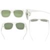 imageEyekepper Retro Style Large Lenses Polarized Fitover SunglassesS022 Transparent