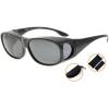 imageEyekepper Retro Style Large Lenses Polarized Fitover SunglassesS029 Black