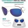 imageEyekepper Rimless Titanium Frame Polarized SunglassesS1501  Aviator Frame