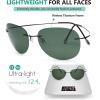 imageEyekepper Rimless Titanium Frame Polarized SunglassesS1501  Aviator Frame