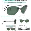 imageEyekepper Rimless Titanium Frame Polarized SunglassesS1501  Aviator Frame