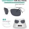 imageEyekepper Rimless Titanium Frame Polarized SunglassesS1503  Rectangular Frame