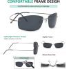 imageEyekepper Rimless Titanium Frame Polarized SunglassesS1504  Rectangular Frame