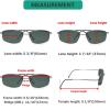imageEyekepper Rimless Titanium Frame Polarized SunglassesS1504  Rectangular Frame