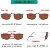 imageEyekepper Rimless Titanium Frame Polarized SunglassesS1504  Rectangular Frame