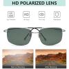 imageEyekepper Rimless Titanium Frame Polarized SunglassesS1505  Rectangular Frame
