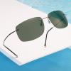 imageEyekepper Rimless Titanium Frame Polarized SunglassesS1505  Rectangular Frame