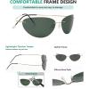 imageEyekepper Rimless Titanium Frame Polarized SunglassesS1506  Aviator Frame