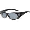 imageEyekepper Polarized Bifocal Sunglasses to Wear Over Glasses Polycarbonate Polarised Lens Fitover Sunshine ReadersS026pgsgblack