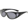 imageEyekepper Retro Style Large Lenses Polarized Fitover SunglassesS026 Black