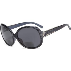 imageEyekepper Bifocal Sunglasses Women Sunshine Readers Reading Sunglasses OversizeBlacktortoise
