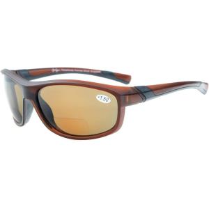 imageEyekepper Polarized Bifocal Sport Sunglasses For WomenBrownBrown Lens