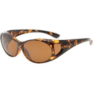 imageEyekepper Retro Style Large Lenses Polarized Fitover SunglassesS026 Demi