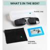imageEyekepper 3pack Polarized Clip on Sunglasses With Spring Draw Bar GreyBrownGreen Lens 54  34MM3pcgrey