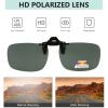 imageEyekepper 4 Pack Flipup ClipOn Sunglasses 59x39 MM Metal Wear Over Glasses4pcsg15