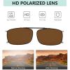 imageEyekepper Easyclip Spring Polarized Clip On SunglassesC63brown