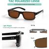 imageEyekepper Easyclip Spring Polarized Clip On SunglassesC63brown