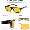 imageEyekepper Easyclip Spring Polarized Clip On SunglassesC63yellow