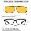 imageEyekepper Easyclip Spring Polarized Clip On SunglassesC63yellow