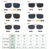 imageEyekepper Large Clip On Sunglasses Polarized Lens3pcblue Light Blocking Glasses