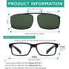 imageEyekepper Large Clip On Sunglasses Polarized LensC60green
