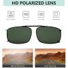 imageEyekepper Large Clip On Sunglasses Polarized LensC60green