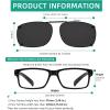 imageEyekepper Large Clip On Sunglasses Polarized LensMix