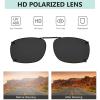 imageEyekepper Large Clip On Sunglasses Polarized LensMix