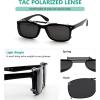 imageEyekepper Large Clip On Sunglasses Polarized LensMix