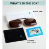 imageEyekepper Large Clip On Sunglasses With Spring Draw Bar PolarizedBrown