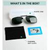 imageEyekepper Large Clip On Sunglasses With Spring Draw Bar PolarizedGreen