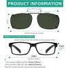 imageEyekepper Large Clip On Sunglasses With Spring Draw Bar PolarizedGreen