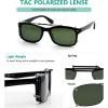 imageEyekepper Large Clip On Sunglasses With Spring Draw Bar PolarizedGreen