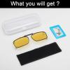 imageEyekepper Large Clip On Sunglasses With Spring Draw Bar PolarizedYellow