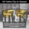 imageEyekepper Large Clip On Sunglasses With Spring Draw Bar PolarizedYellow