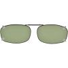 imageEyekepper Metal Frame Rim Polarized Lens Clip On Sunglasses 2 116quot x1 38quotC69g15
