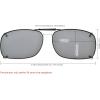 imageEyekepper Metal Frame Rim Polarized Lens Clip On Sunglasses 2 116quot x1 38quotC75g15