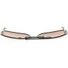 imageEyekepper Metal Frame Rim Polarized Lens Clip On Sunglasses 2 116quot x1 716quotBrown