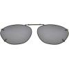 imageEyekepper Metal Frame Rim Polarized Lens Clip On Sunglasses 2quot x1 516quotGrey