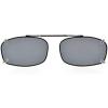 imageEyekepper Metal Frame Rim Polarized Lens Clip On Sunglasses 54  34MMGrey