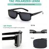 imageEyekepper Metal Frame Rim Polarized Lens Clip On Sunglasses 56  34MMGrey