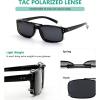imageEyekepper Metal Frame Rim Polarized Lens Clip On Sunglasses 56  34MMMix