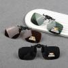 imageEyekepper Polarized Flip up Sunglasses Clip onBrown New